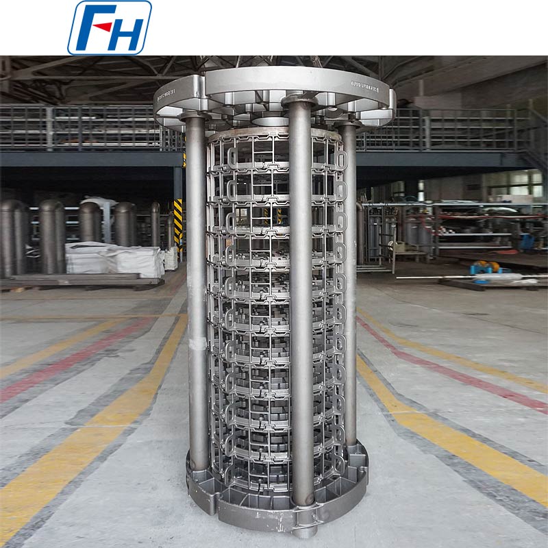 FH® 2.4879 AICHELIN Well-type Furnace용 열처리 충전 바구니 및 고정 장치