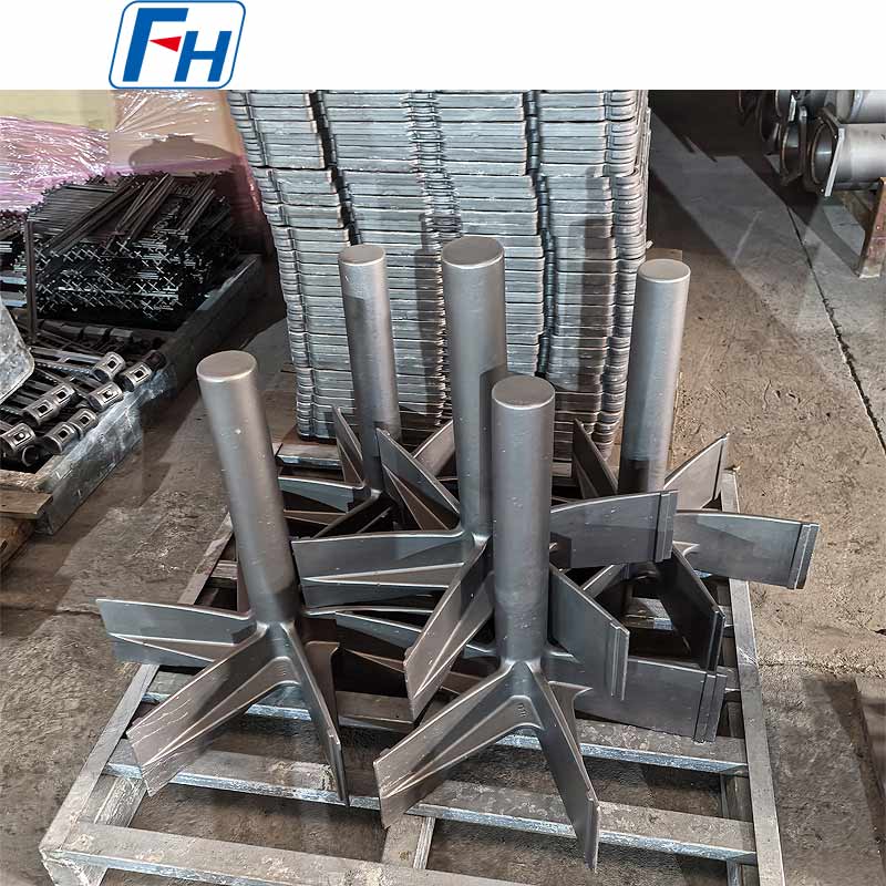 고온 퍼니스 팬용 FH® 용접 팬 블레이드 – 1.4848, 크리프 방지, 동적 밸런싱, ISO 9001