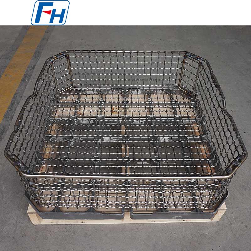 FH® 자동차, 항공우주 및 중공업을 위한 다목적 용접 열처리 메쉬 바스켓